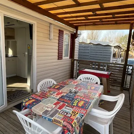 Campingplatz Mobilhome Fabuleux - Piscine Et - 4 Etoiles Vias