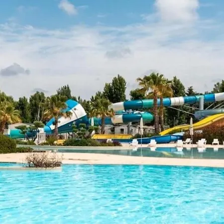 Campingplatz Mobilhome Fabuleux - Piscine Et - 4 Etoiles Vias