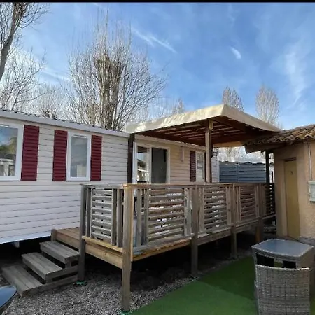 Mobilhome Fabuleux - Piscine Et - 4 Etoiles 캠프장 *