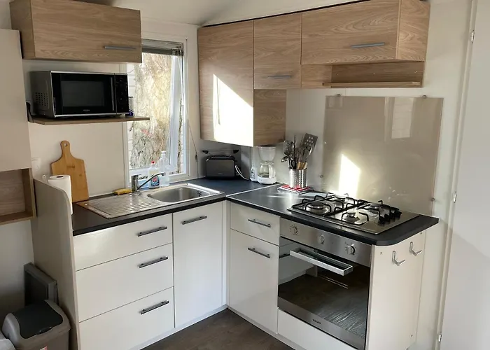 キャンプ場 Mobilhome Fabuleux - Piscine Et - 4 Etoiles *